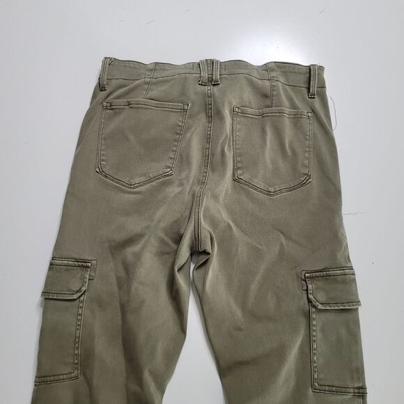 LEVEL 99 CARGO PANTS SAGE GREEN SUNWASHED SNAP POCKETS REVOLVE 31 - Picture 5 of 10